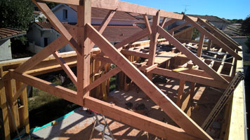 Charpente Gujan, Bordeaux, Gironde, Bassin d'Arcachon - 33