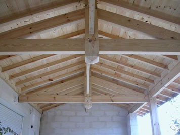 Charpente Fermes Latines Chevrons Apparents Bordeaux, Gironde, Bassin d'Arcachon - 33